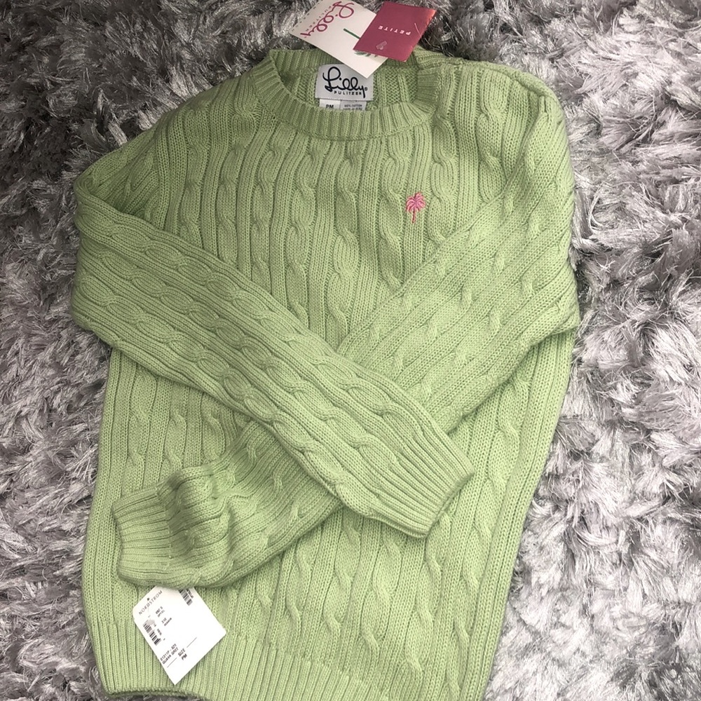 HP:  NWT Petite Palm Beach Sweater from Nordstrom